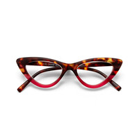 OKKIA Lectura Adriana Small Cat Eye Habana rosa